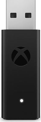 Microsoft XBOX ONE Wireless Adapter for Windows 10 (2018 Edition) Преобразувател за Компютър в Черен цвят
