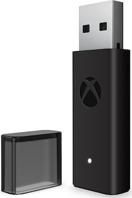Microsoft XBOX ONE Wireless Adapter for Windows 10 (2018 Edition) Преобразувател за Компютър в Черен цвят