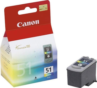 Canon CL-51 Cartuș de cerneală original pentru imprimante InkJet Multiplu (culoare) (0618B001)