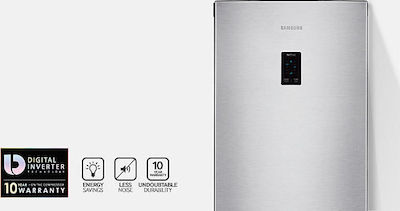 Samsung RB30J3000SA/EF Ψυγειοκαταψύκτης 321lt NoFrost Υ178xΠ60xΒ67εκ. Inox