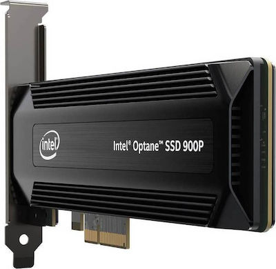 Intel Optane 900P SSD 480ГБ PCle карта NVMe PCI Express 3.0 SSDPED1D480GAX1