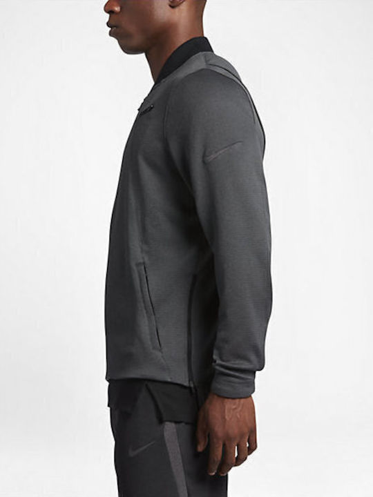 Dry JKT HPRELT Showtime Men's Fleece Jacket Gray