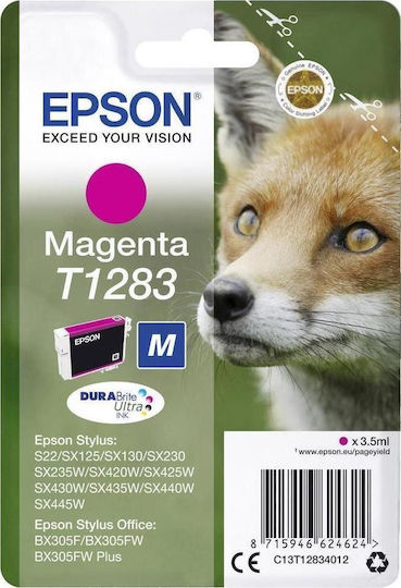 Epson T1283M Original Cerneală Imprimantă InkJet Magenta (C13T12834011 C13T12834012)