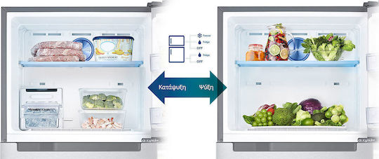 Samsung Frigider cu două uși 320lt NoFrost Î171.5xL60xA67.2cm. Inox RT32K5030S8/ES