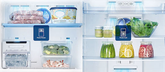 Samsung Frigider cu două uși 320lt NoFrost Î171.5xL60xA67.2cm. Inox RT32K5030S8/ES