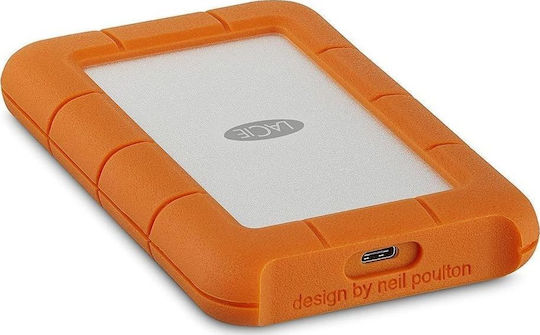Lacie Rugged USB-C USB 3.1 / USB-C External 3.5" HDD 4TB Orange