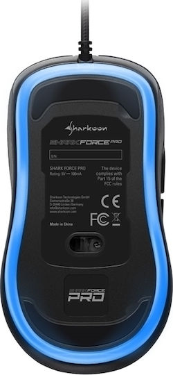 Sharkoon Shark Force Pro Gaming Ποντίκι 3200 DPI Μαύρο