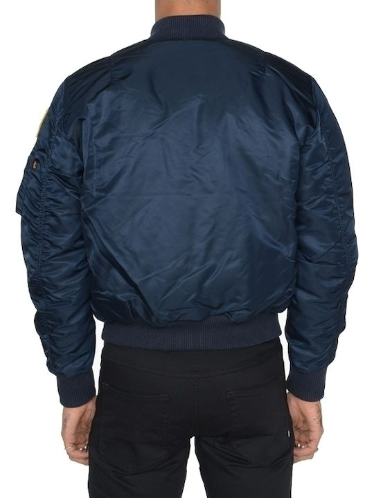 Flight MA-1 VF Nasa Jacket Bomber Navy Blue
