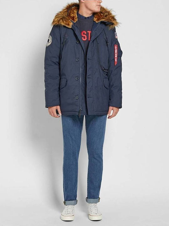 Polar Winter Jacket Parka Blue