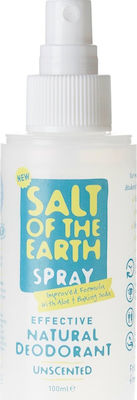 Salt of the Earth Unscented Αποσμητικός Κρύσταλλος σε Spray 100ml
