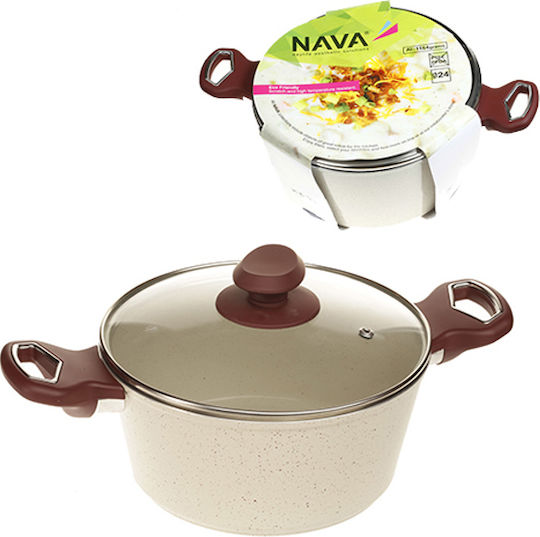 Nava Terrestrial Deep Pot made of Aluminum 5lt / 24cm