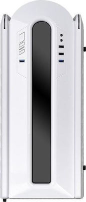 Thermaltake Versa C24 RGB Gaming Midi Tower Computer Case with Window Panel Snow Edition