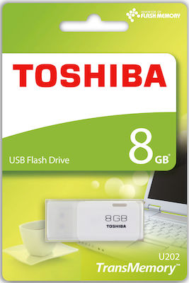 Toshiba TransMemory U202 8GB USB 2.0 Stick Weiß