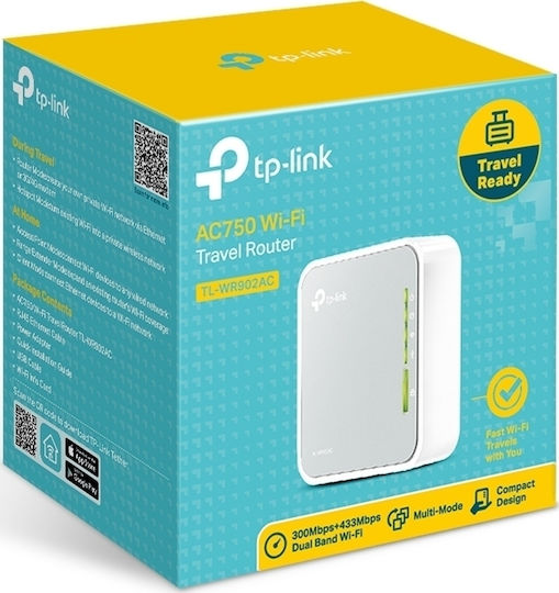 TP-LINK TL-WR902AC v3 Wireless Router Wi‑Fi 5