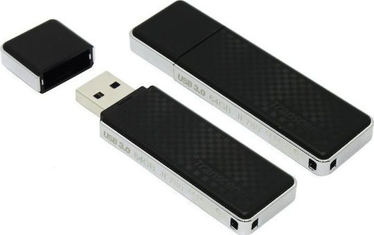 Transcend JetFlash 780 64GB USB 3.0 Stick Black