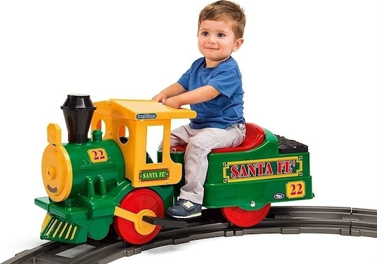Santa Fe Train Ηλεκτροκίνητο 6 Volt Πράσινο για 1.5+ Ετών