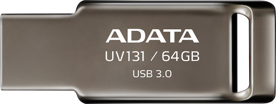 Adata DashDrive UV131 64GB USB 3.2 Stick Ασημί