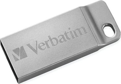 Verbatim Metal Executive 32GB USB 2.0 Stick Ασημί