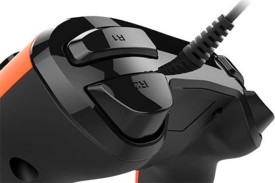 Nacon Wired Compact Controller for PS4 Orange