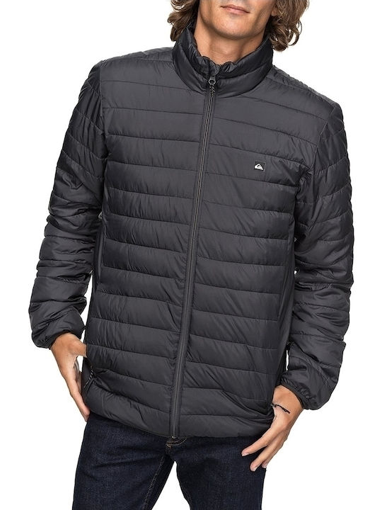 Quiksilver Scaly Full WaterRepellent Puffer Jacket Black Skroutz.gr