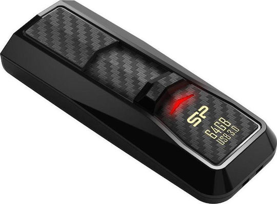 Silicon Power Blaze B50 64GB USB 3.1 Stick Black