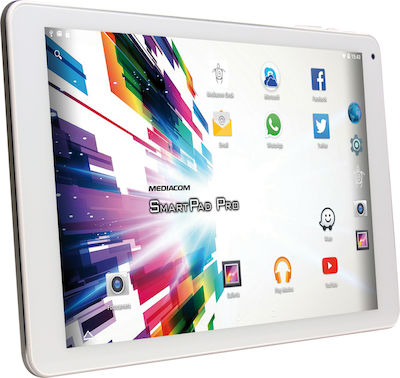 SmartPad 10.1 Pro 10.1" Таблет с WiFi (2ГБ/32ГБ) Бял