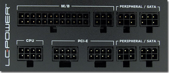 LC-Power LC550 rev. 2.31 550W Black Computer Power Supply Full Modular 80 Plus Platinum