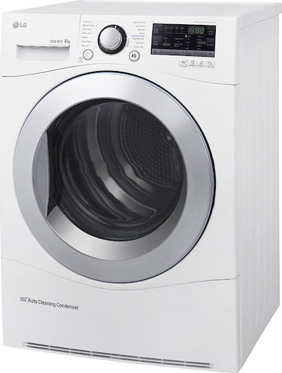 LG RC8055AH2M Στεγνωτήριο 8kg με Αντλία Θερμότητας