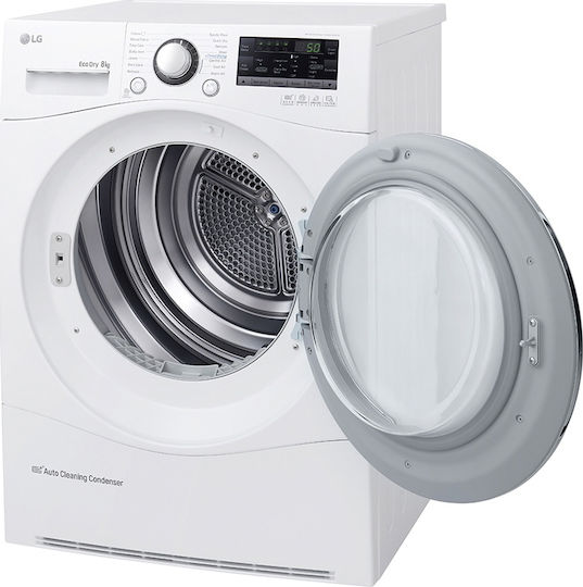 LG RC8055AH2M Στεγνωτήριο 8kg με Αντλία Θερμότητας
