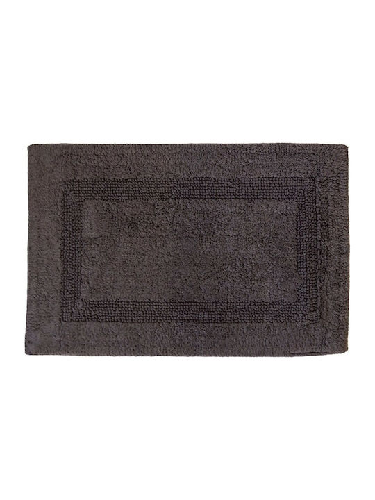 Dimitracas Badematte Baumwolle Rechteckig Cutloop 05580.003 Charcoal 45x65cm
