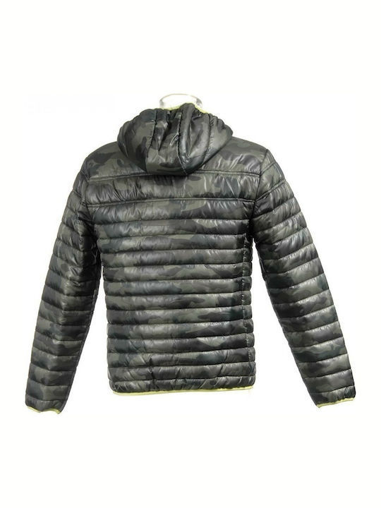 Biston Ärmellos Herren Winter Jacke Lässig Camo