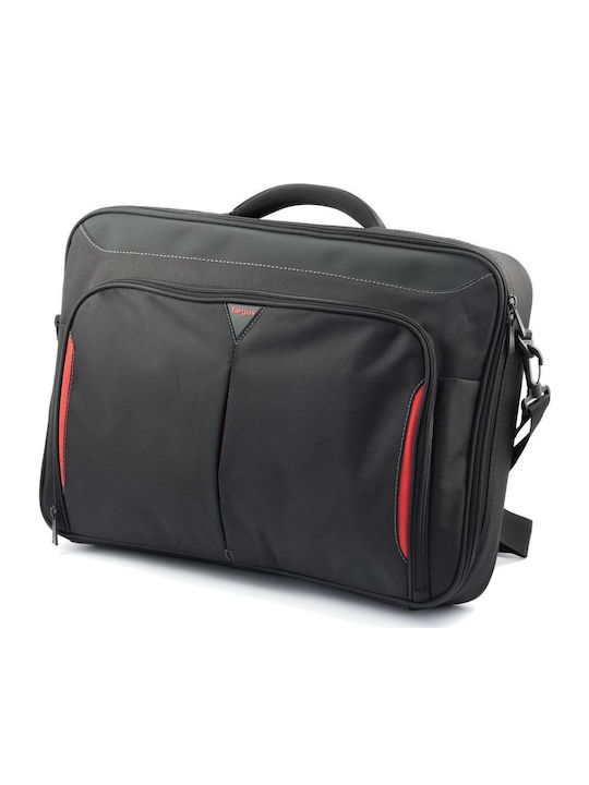 Targus Classic+ Clamshell Τσάντα Ώμου / Χειρός για Laptop 18" Black/Red