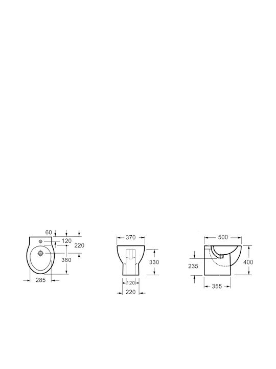 Karag Aphro Suite Bidet Etaj 37x50cm