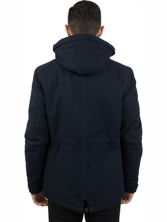 Ice Tech Men's Winter Jacket Navy Blue