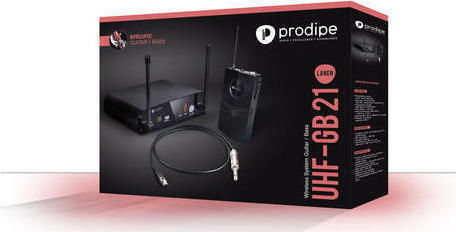 Prodipe UHF GB21 Wireless Microphone Clip On, Belt