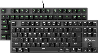 Genesis Thor 300 TKL Гейминг Клавиатура Без ключове с Outemu Red суичове и Подсветени клавиши Черен