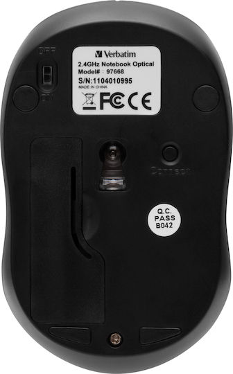 Verbatim Go Nano Wireless Mini Mouse Portocaliu