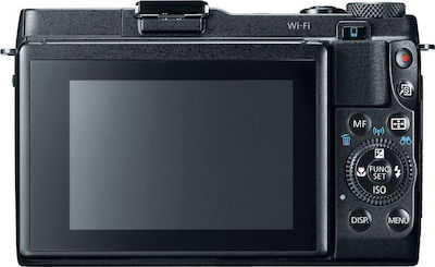 Canon PowerShot G1 X Mark II Kompakte Kamera 12.8MP Optischer Zoom 5x mit Bildschirmgröße 3.0" und Videoauflösung 1920 x 1080 Pixel Schwarz