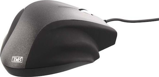 T'nB Wired Ergo Mouse Ενσύρματο Εργονομικό Ποντίκι Γκρι