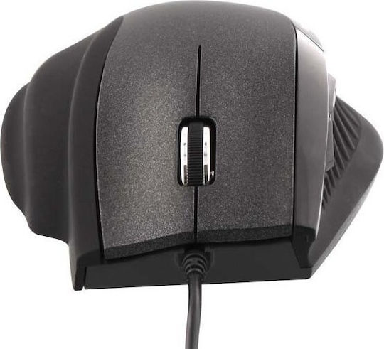 T'nB Wired Ergo Mouse Ενσύρματο Εργονομικό Ποντίκι Γκρι