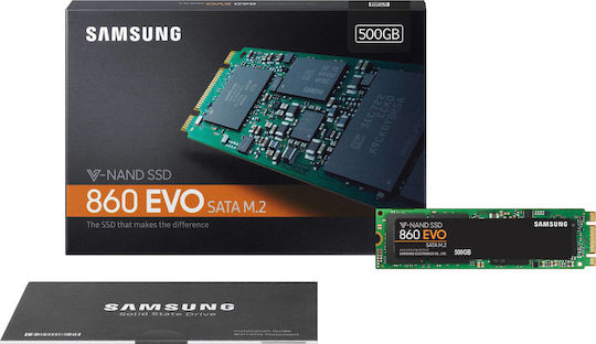 Samsung 860 Evo M.2 SSD 500GB M.2 SATA III MZ-N6E500BW