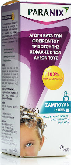 Paranix Αντιφθειρικό Χτενάκι & Σαμπουάν για Παιδιά 200ml