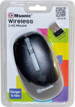 MSonic MX707 Ασύρματο Mini Ποντίκι Μαύρο