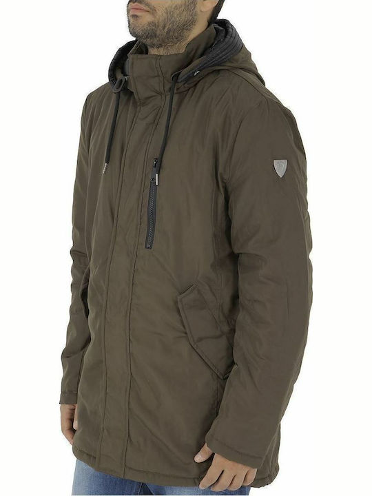 Splendid Men's Winter Parka Jacket Khaki