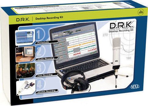 MXL DRK Кондензаторен Микрофон Настолен за Вокали в White Цвят