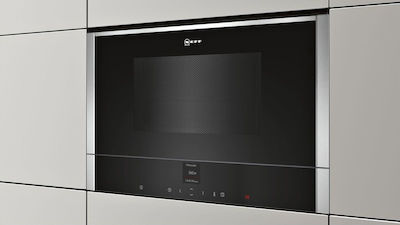 Neff Εντοιχιζόμενος Φούρνος Μικροκυμάτων 21lt Μαύρος