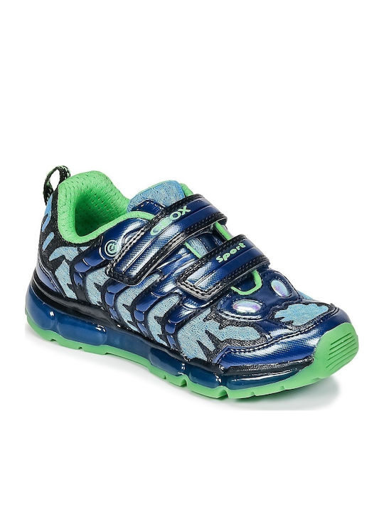 Geox Kids Sneakers Android Anatomic with Scratch Blue