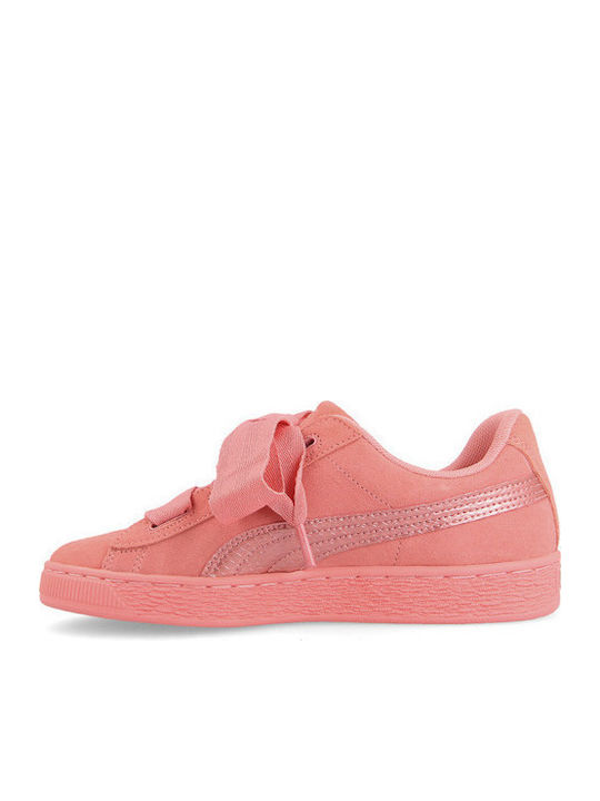 Suede Heart Παιδικά Sneakers Πορτοκαλί