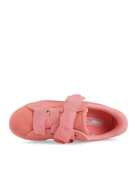 Suede Heart Παιδικά Sneakers Πορτοκαλί