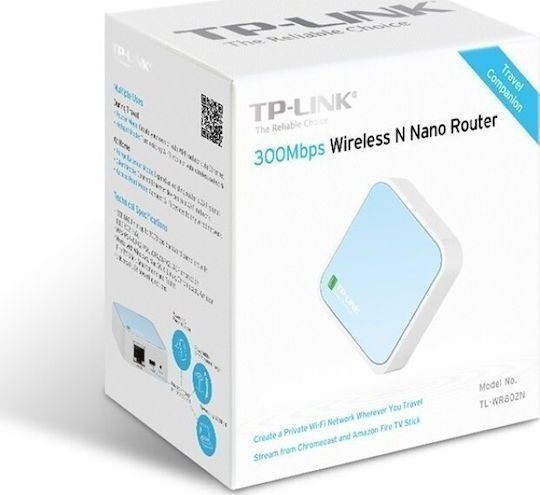TP-LINK TL-WR802N v1 Wireless Router Wi‑Fi 4